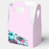 ringen met witte rozenbladen bedankdoosjes (Geopend)