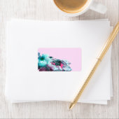 ringen met witte rozenbladen etiket (Insitu)