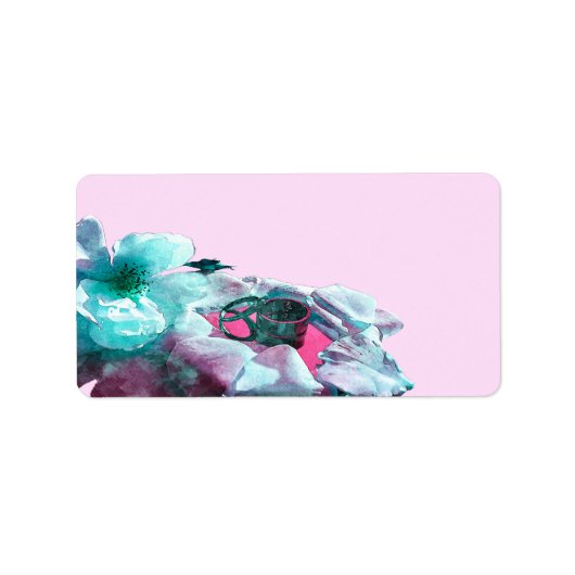 ringen met witte rozenbladen etiket (Voorkant)