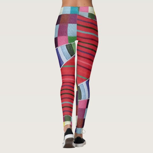 ringen, rasters en tanktop leggings (Achterkant)