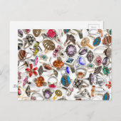 ringen sieraden briefkaart (Voorkant / Achterkant)