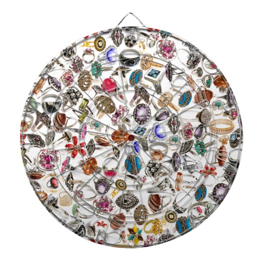 ringen sieraden dartbord (Voorkant)