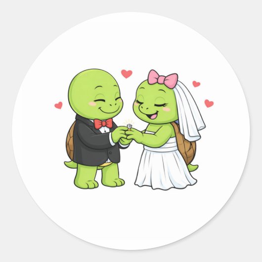 Ringen uitwisselen ronde sticker (Voorkant)