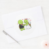 Ringen uitwisselen ronde sticker (Envelop)