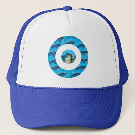 ringen van de dolfijnen, trucker pet (Voorkant)