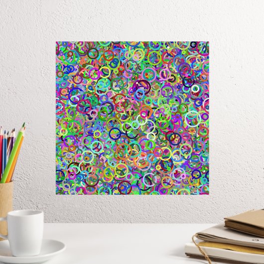 Ringen van kleur- Graffiti Folie Afdrukken (Insitu (Desk 2))