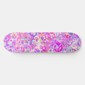 Ringen van Kleur-Roze & Meer Persoonlijk Skateboard (Horizontaal)