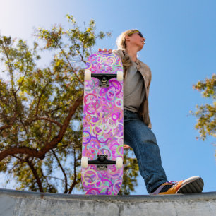 Ringen van Kleur-Roze & Meer Persoonlijk Skateboard