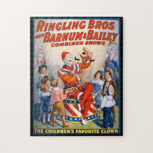  ringende bros - Barnum & Bailey Clown Show Legpuzzel