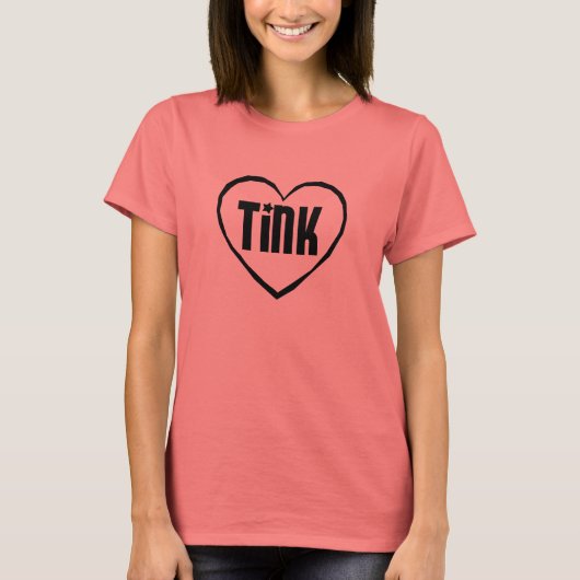 Ringer - Black Heart Tink-Shirt T-shirt (Voorkant)