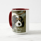 Ringer combo mok! King Charles Spaniel England Mok (Voorkant links)