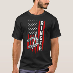 Ringer Hoefijzer American Flag T-shirt