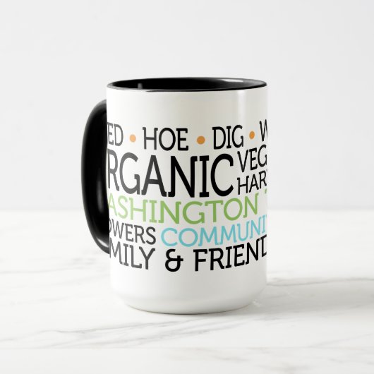 Ringer Mok 15 oz. Biggie. (Voorkant links)