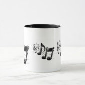 Ringer Mok met muzieknotities (Midden)