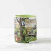 Ringer-Mok van afbeelding-"BOERDERIJ" met herhaald Mok (Midden)