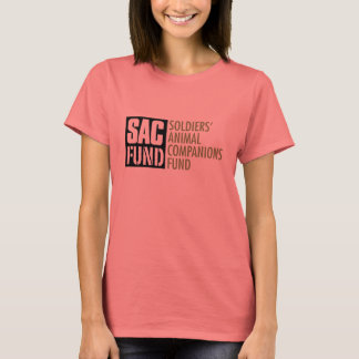 Ringer T-Shirt SAC-logo voor vrouwen vooraan