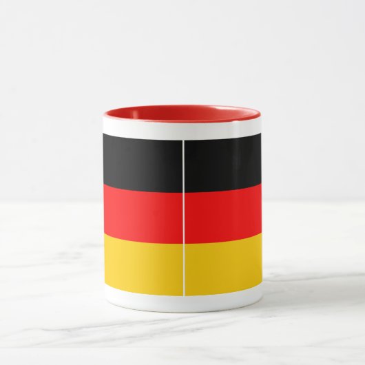 Ringer Tasse rot Deutschland Fahne Mok (Midden)