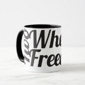 Ringer Two Wheels to Freedom mok (Voorkant links)