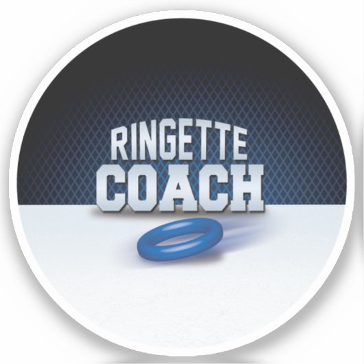 "Ringette Coach" Sticker (Voorkant)
