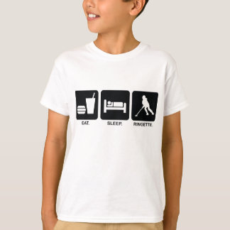 Ringette "Eat Sleep Ringette" Kinderen/Youth T-Shi T-shirt