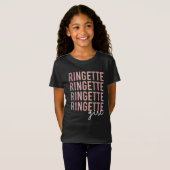 Ringette Girl | Giften voor rottenspelers T-shirt (Voorkant volledig)