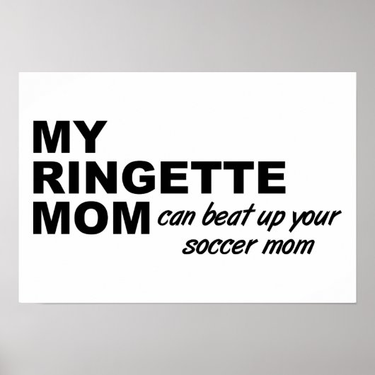 Ringette Ma Funny Poster (Voorkant)