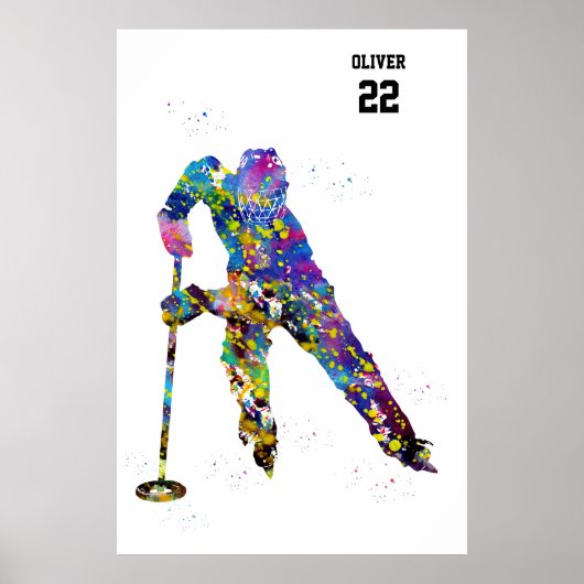 Ringette Player Poster (Voorkant)
