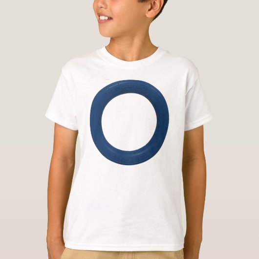 Ringette Ring Kinder/Youth T-Shirt (Voorkant)
