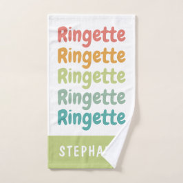 Ringette rugtouwer Ringette Player aangepast Handdoek