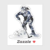 Ringette Schaatsen Schoonheid in Zwart en Blauw Wa