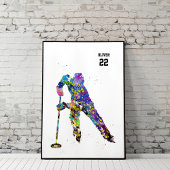Ringette Speler Poster
