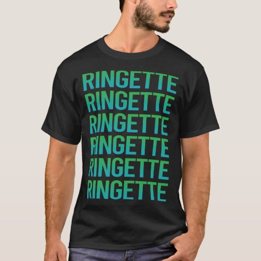 Ringette verlooptekst t-shirt (Voorkant)
