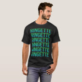 Ringette verlooptekst t-shirt (Voorkant volledig)