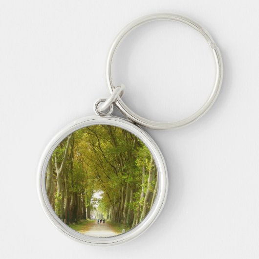 Ringgrondslag bomen sleutelhanger (Voorkant)