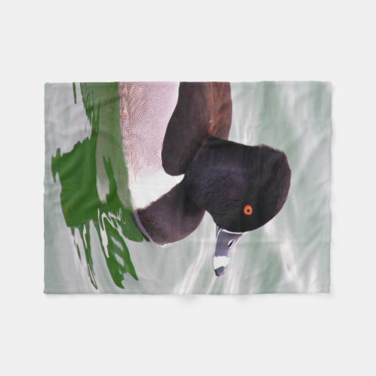 Ringhals eend fleece deken (Voorkant (Horizontaal))