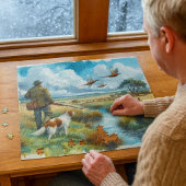 Ringhals Pheasant Waterverf Hunters Legpuzzel