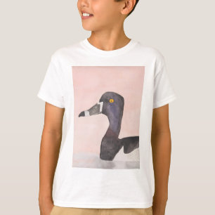 Ringhalsberg-eend schilderij vogel kunst t-shirt