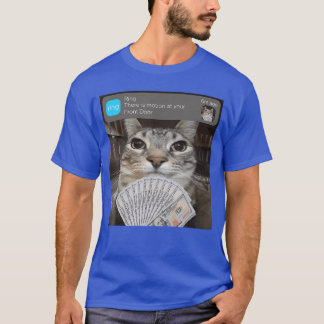 Ringhier is beweging bij uw voordeur Funny Meme C T-shirt