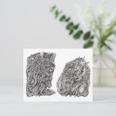 Ringhoofden Briefkaart (Staand voorkant)