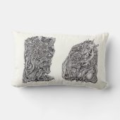 Ringhoofden Kussen (Achterkant)