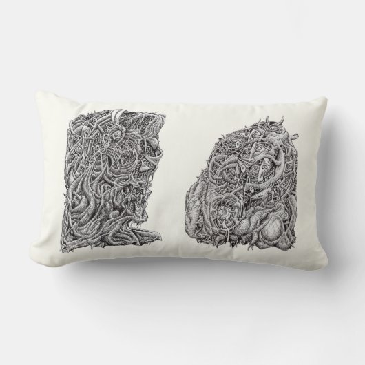 Ringhoofden Kussen (Voorkant)