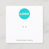 Ringhouder Logo vierkant beeldscherm toevoegen Vie Vierkante Visitekaartje (Voorkant)