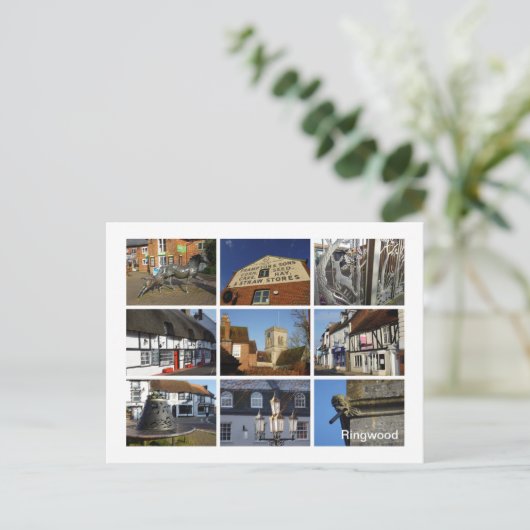 ringhout briefkaart (Staand voorkant)