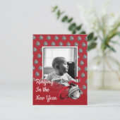 Ringing in the New Year Card Feestdagenkaart (Staand voorkant)