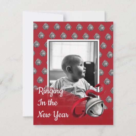 Ringing in the New Year Card Feestdagenkaart (Voorkant)