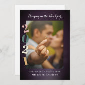 Ringing in the New Year Verlobung Foto (Voorkant / Achterkant)