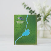 Ringkaart voor kleinere meren Denemarken (Staand voorkant)