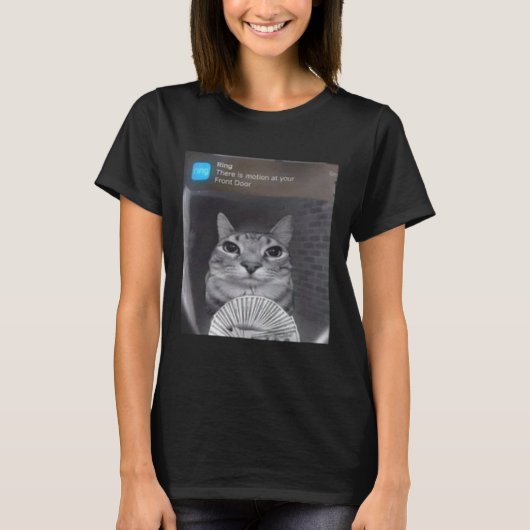 Ringkat met bewegingsmeme t-shirt (Voorkant)