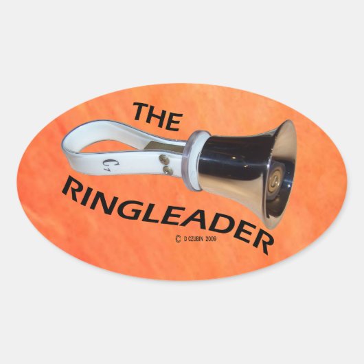 Ringleader Oval Sticker (Voorkant)