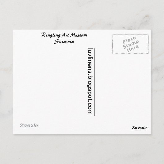 Ringling Art Museum Briefkaart (Achterkant)